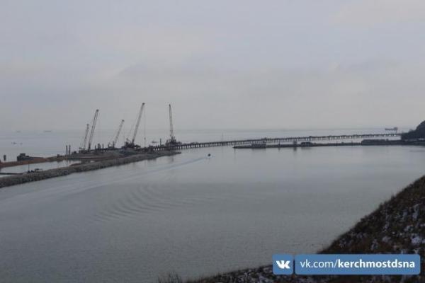 В сеть попали новые снимки строительства Керченского моста В сеть попали новые снимки строительства Керченского моста