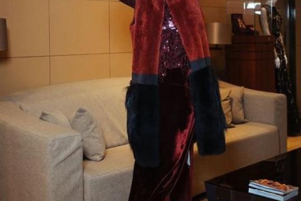 Собчак показала свой новогодний наряд