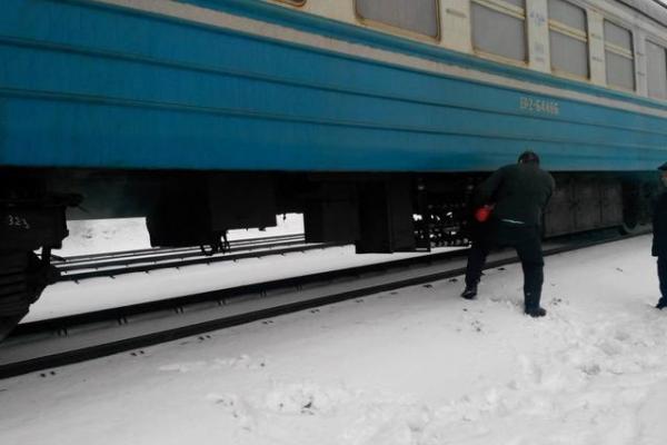 Под Харьковом на ходу загорелась электричка Под Харьковом на ходу загорелась электричка
