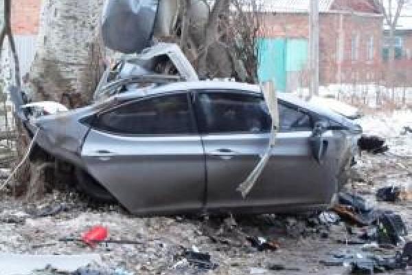 На Донетчине "Hyundai Elantraв" влетел в дерево: авто разорвало на части, 2 человека погибли На Донетчине "Hyundai Elantraв" влетел в дерево: авто разорвало на части, 2 человека погибли