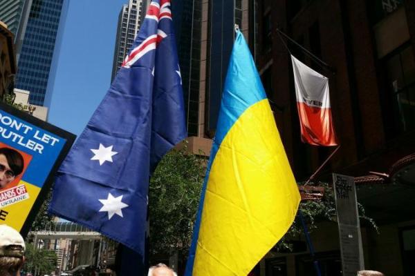 В австралийском Сиднее состоялась антипутинская акция