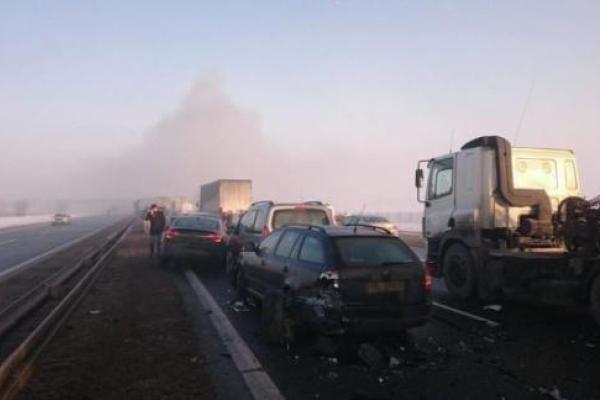 Масштабное ДТП в Польше: на трассе столкнулись 64 автомобиля