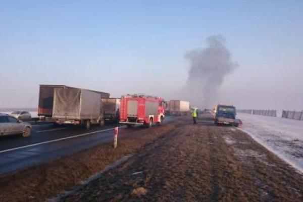 Масштабное ДТП в Польше: на трассе столкнулись 64 автомобиля