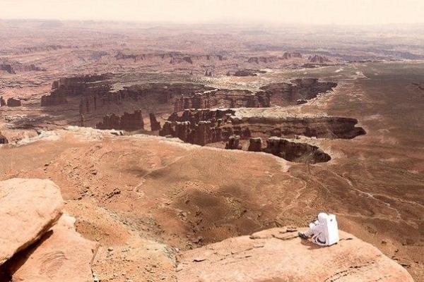 Французский фотограф нашел на Земле место, которое выглядит как поверхность Марса