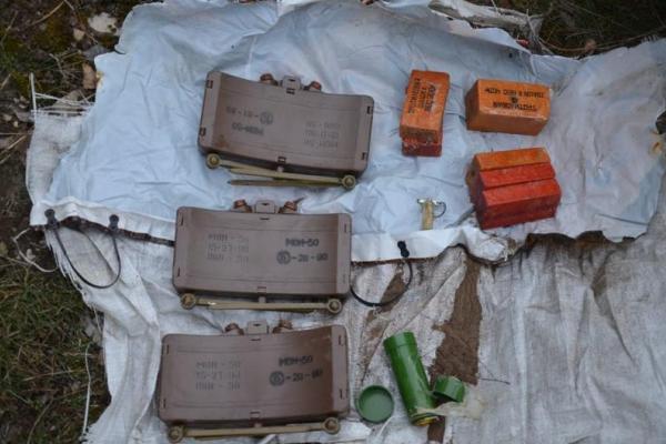 В Луганской области силовики обнаружили в лесу два схрона боевиков