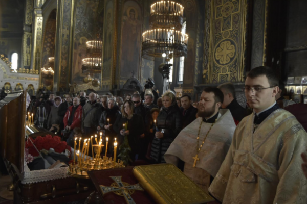 В Киеве прошла церемония прощания с убитым Денисом Вороненковым. В СМИ появились фото В Киеве прошла церемония прощания с убитым Денисом Вороненковым. В СМИ появились фото