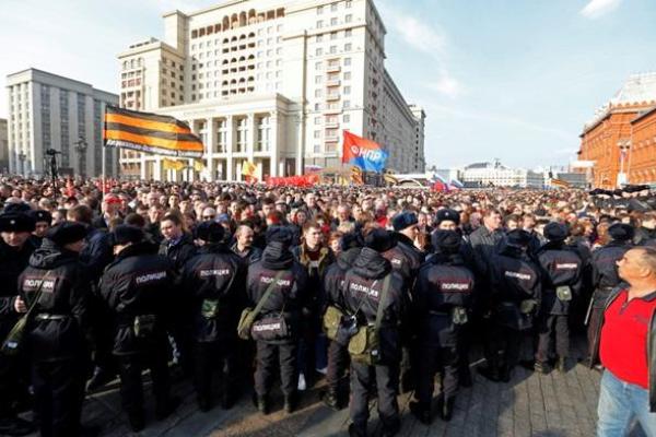 В Москве провели митинг "Вместе против террора"