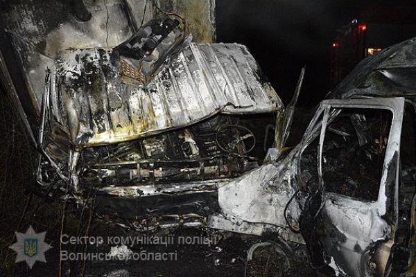 На Волыни при столкновении с грузовиком погиб водитель микроавтобуса и его сын-подросток На Волыни при столкновении с грузовиком погиб водитель микроавтобуса и его сын-подросток