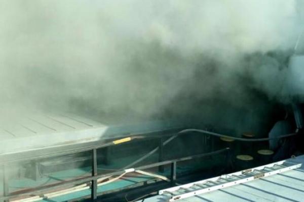 В Одесской области спасатели ликвидировали пожар на грузовом судне