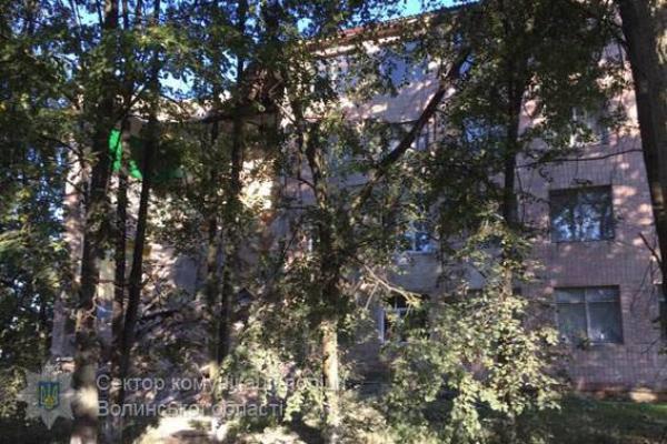 На Волыни полиция возбудила уголовное дело по факту обрушения стены колледжа