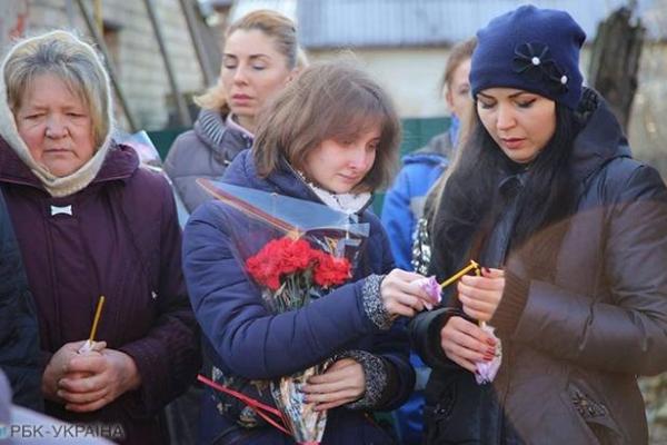 В селе Демидов Киевской области похоронили убитую Ирину Ноздровскую