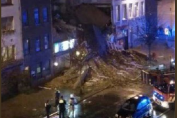 В результате взрыва в Бельгии обрушился жилой дом В результате взрыва в Бельгии обрушился жилой дом