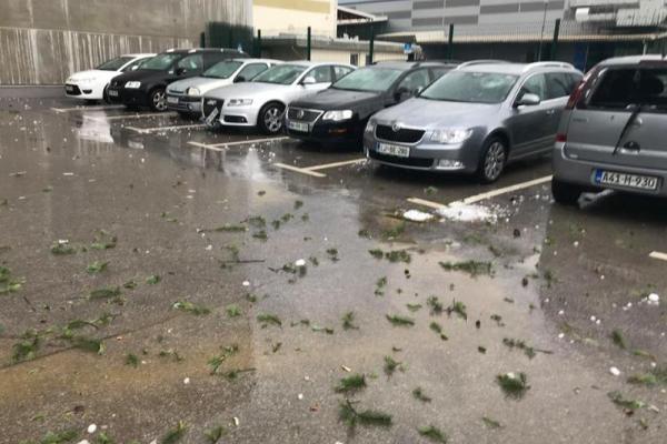 В Словении огромный град крушил автомобили и крыши домов: впечатляющее видео В Словении огромный град крушил автомобили и крыши домов: впечатляющее видео