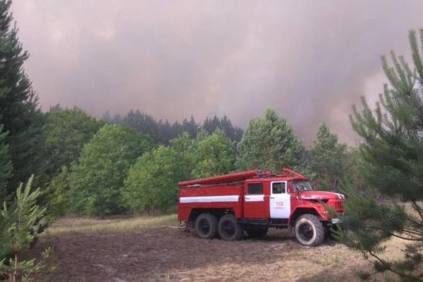Лесной пожар в районе ЧАЭС тушат при помощи авиации ГСЧС Лесной пожар в районе ЧАЭС тушат при помощи авиации ГСЧС