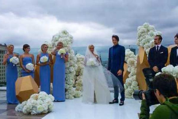 В Сети появились фото пышной свадьбы Транькова и Волосожар