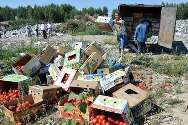 Как россияне уничтожали санкционную еду на полигонах 