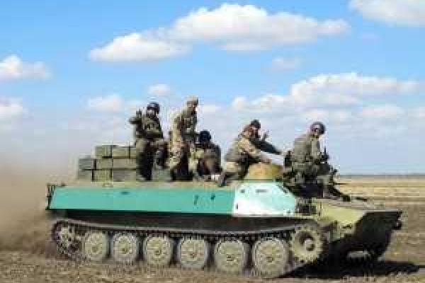 Масштабные учения под Мариуполем подошли к концу Масштабные учения под Мариуполем подошли к концу