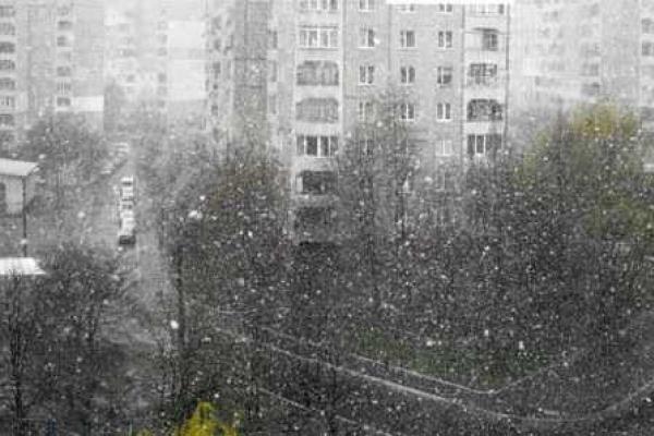 Львов засыпало снегом