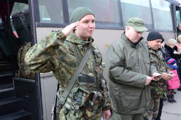В зону АТО отправились бойцы спецбатальона "Тернополь"