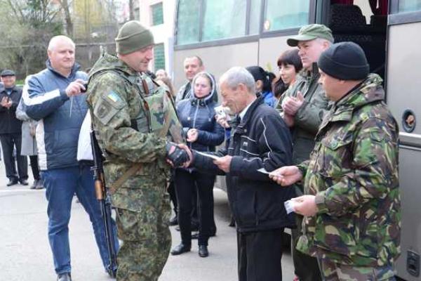 В зону АТО отправились бойцы спецбатальона "Тернополь"