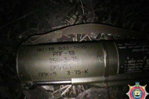 У мариупольца милиционеры изъяли гранатомет