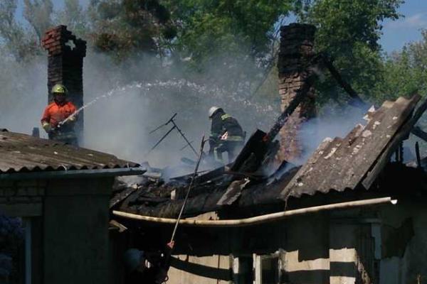 На Житомирщине во время пожара спасен мужчина На Житомирщине во время пожара спасен мужчина
