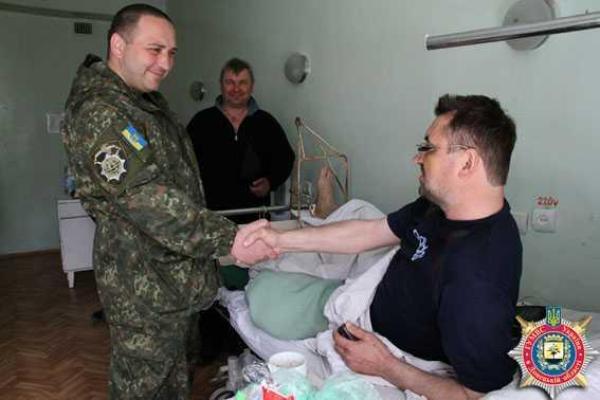 На Донетчине милиционер роты "Туман" спас мариупольца от расправы