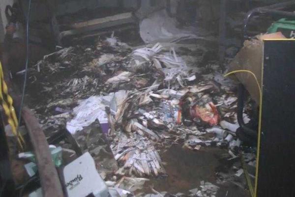 На Харьковщине во время попыток потушить пожар пострадал работник типографии