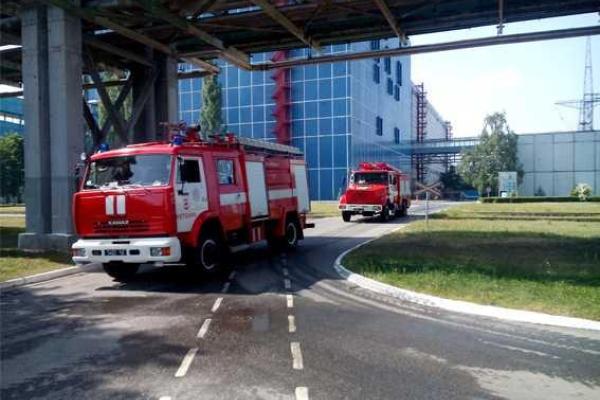 На Хмельниччине ликвидирован условный пожар на АЭС На Хмельниччине ликвидирован условный пожар на АЭС