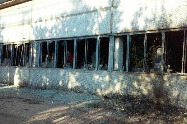 На Углегорской ТЭС - масштабные разрушения в результате обстрела боевиков