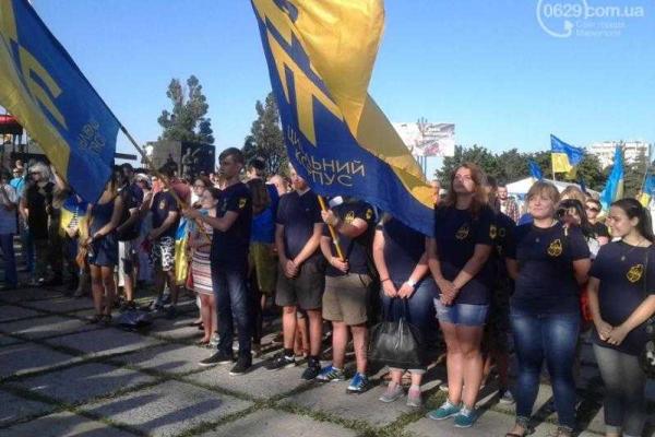 Итоги прошедшего в Мариуполе митинга против демилитаризации Широкино