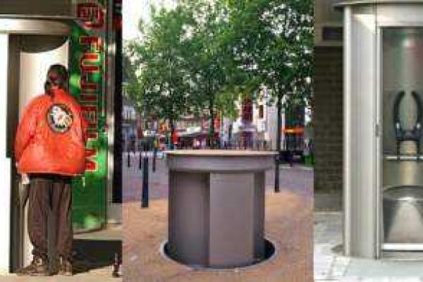 В Европе установили ночные туалеты, которые исчезают после 6.00 В Европе установили ночные туалеты, которые исчезают после 6.00