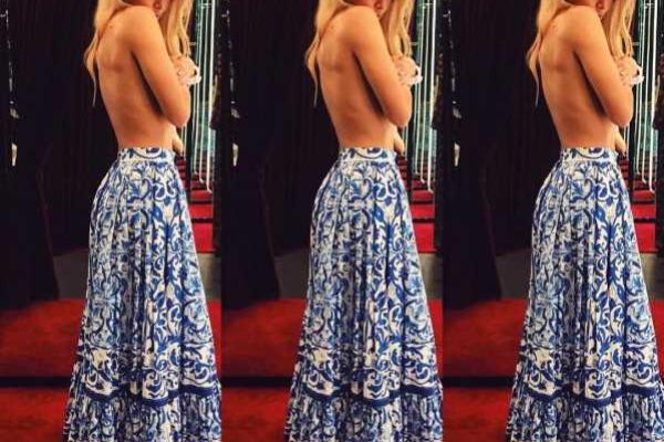 Замужняя Вера Брежнева сфотографировалась в одной лишь юбке