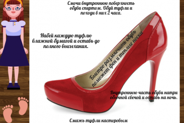 5 советов, как быстро растянуть узкие туфли. Инфографика