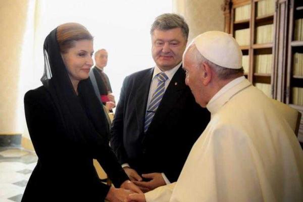 Президент Украины Петр Порошенко встретился с Папой Франциском Президент Украины Петр Порошенко встретился с Папой Франциском