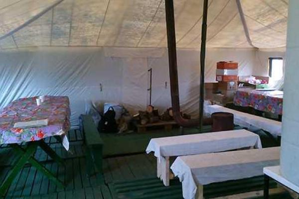 Как выглядят пункты обогрева, установленные на КПВВ Как выглядят пункты обогрева, установленные на КПВВ