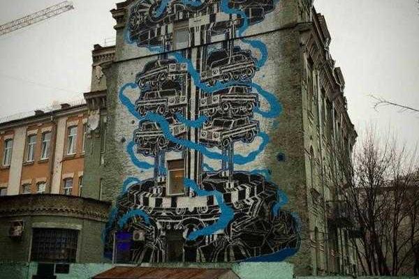 Киевский телеведущий подарил дочери мурал Киевский телеведущий подарил дочери мурал