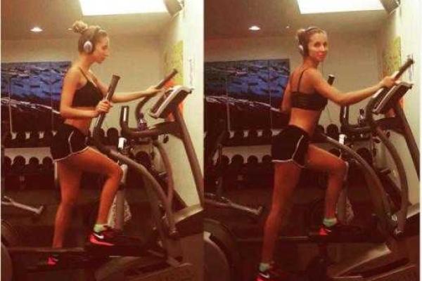 Лобода показала фото со спортзала