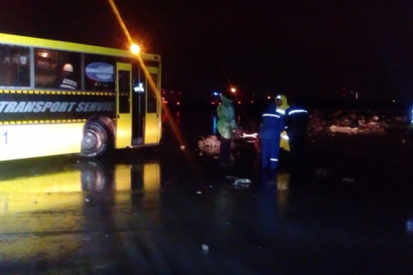 ​Крушение "Боинга-737" в Ростове: в сети появились фото с места трагедии