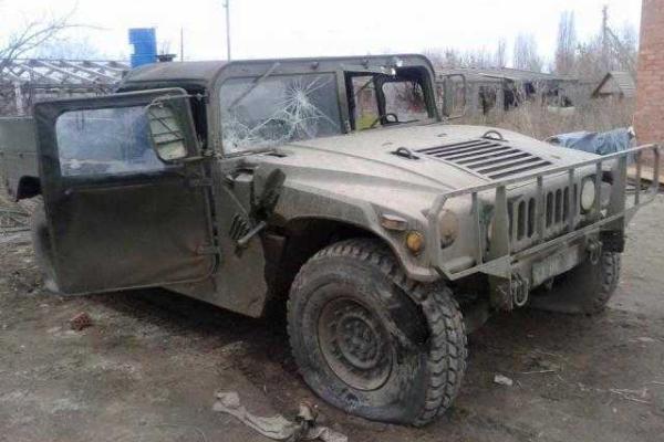 В МВД опубликовали фото последствий обстрела мобильной группы "Счастье"