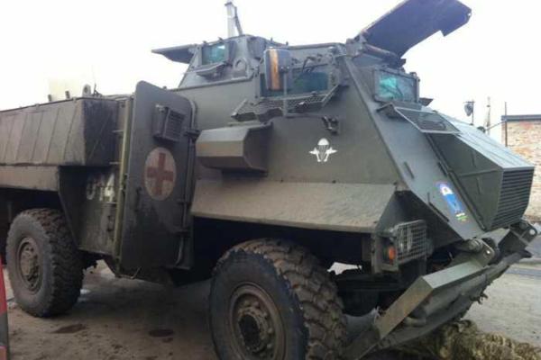 Журналист показал, как украинские военные используют списанные британские Saxon