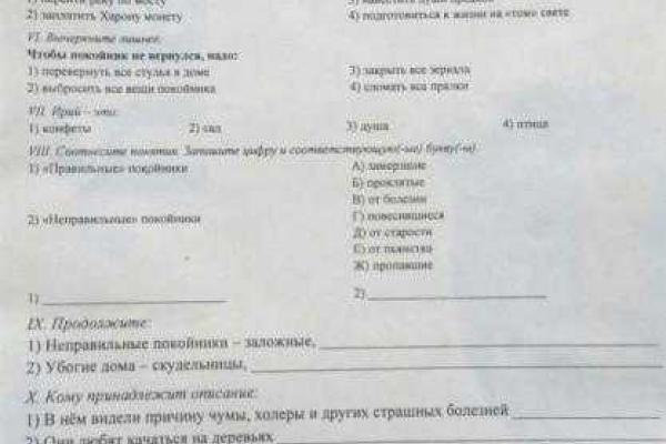 В школах РФ детей проверяют на знания «Загробного мира»