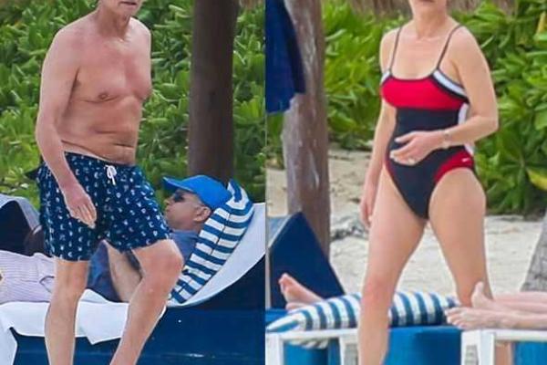 Кетрин Зету Джонс и Майкла Дугласа папарацци подловили на пляже