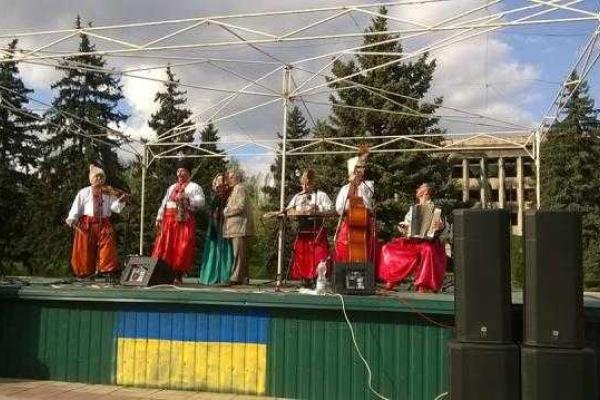 Потяг Єдності "Труханівська січ" — в Торецке Потяг Єдності "Труханівська січ" — в Торецке