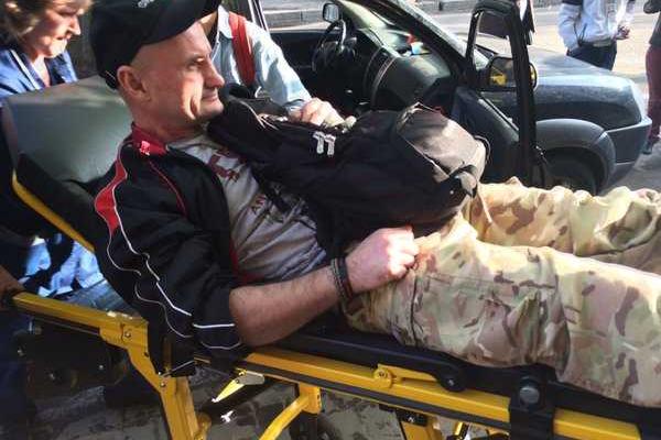 В Харькове автомобиль участника форума «Оппоблока» сбил активиста