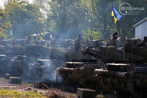 В Мариуполе проверили боевую готовность «АЗОВа»