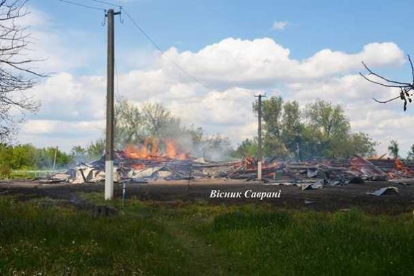 На Одесчине за полчаса дотла сгорела церковь На Одесчине за полчаса дотла сгорела церковь