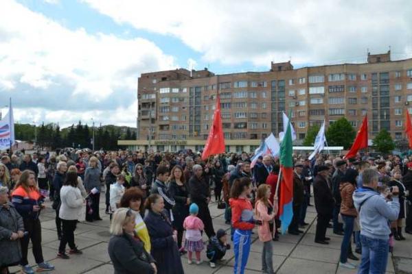 В Горловке "с размахом" отметили День труда и Пасху
