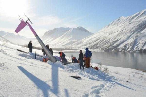 Крушение вертолёта на Камчатке: появились первые фото с места происшествия