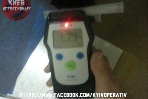 В Киеве с погоней задержали пьяного бывшего гаишника